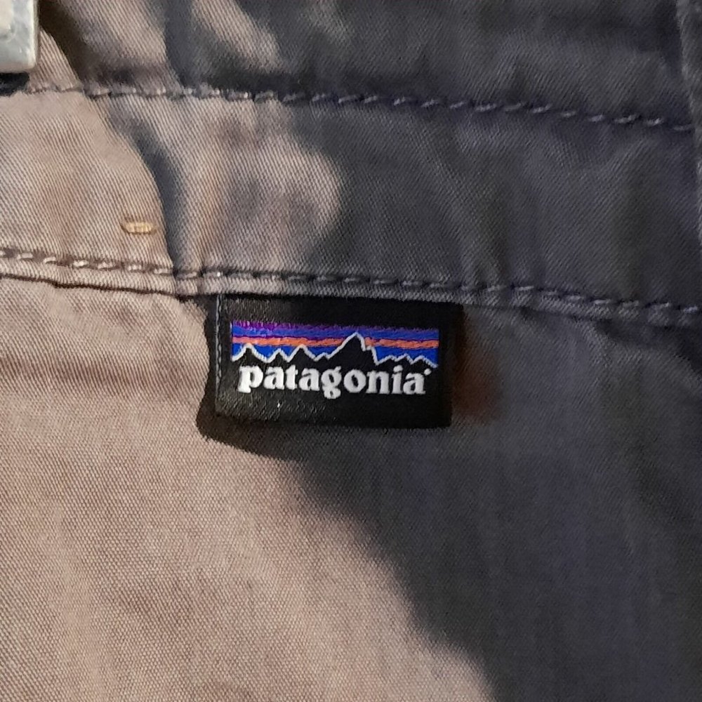 Patagonia Tenpenny Shorts Mens 38 Gray Organic Cotton Nylon Utility Hiking - Picture 4 of 10